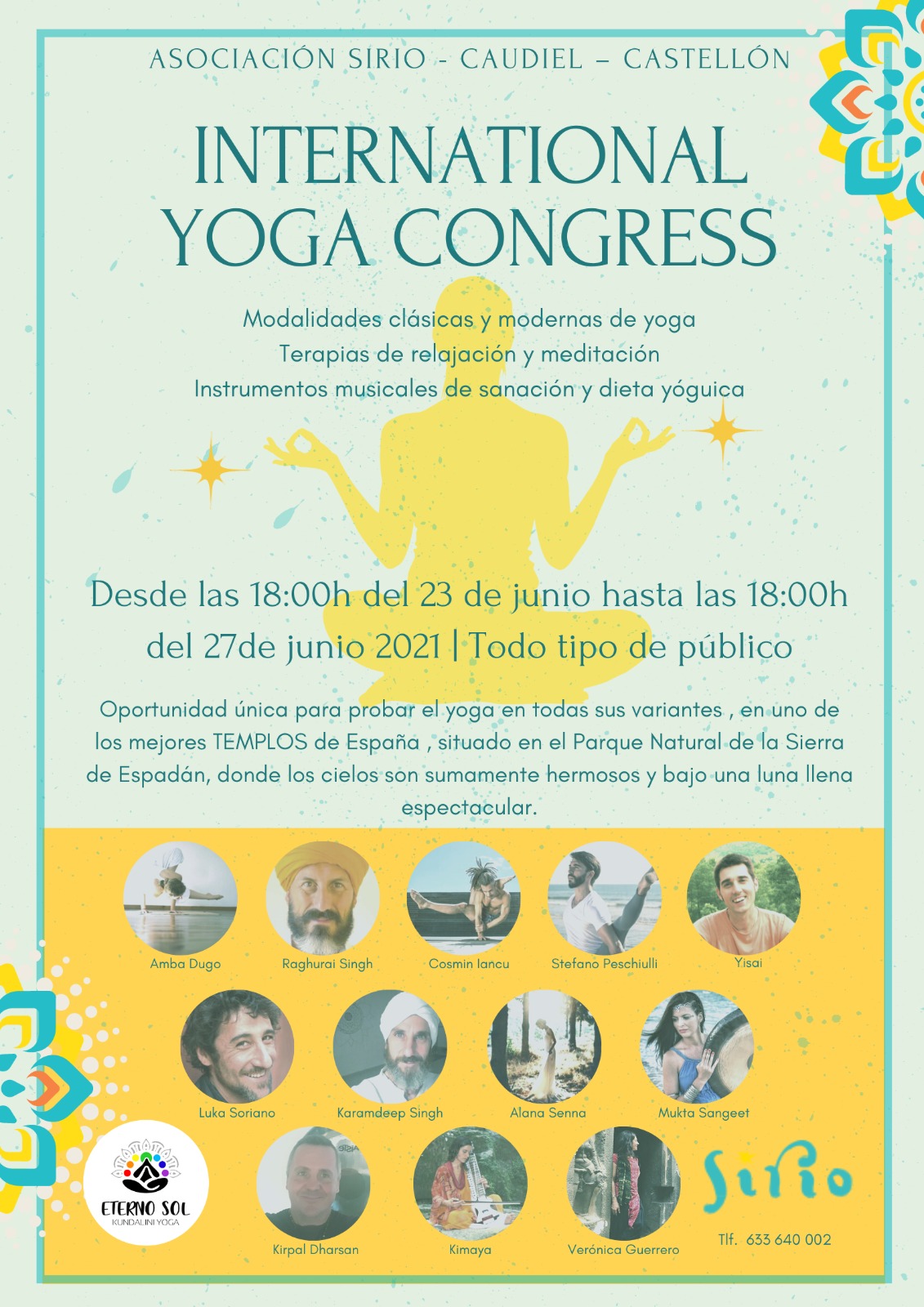 I - International Yoga Congress -Sirio, Spain