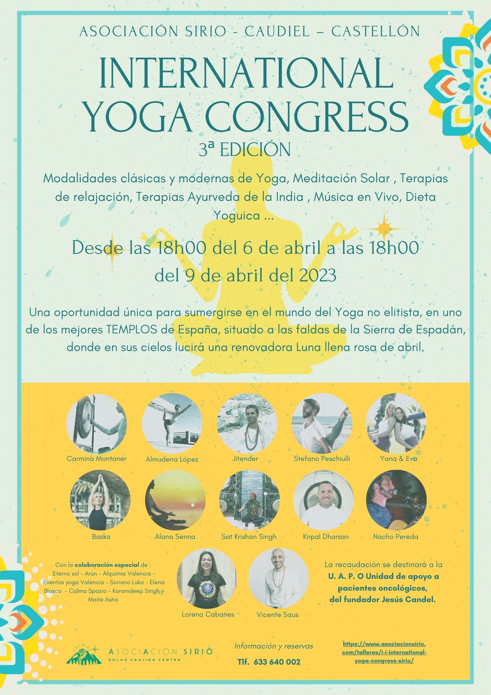 I I I - International Yoga Congress , Sirio