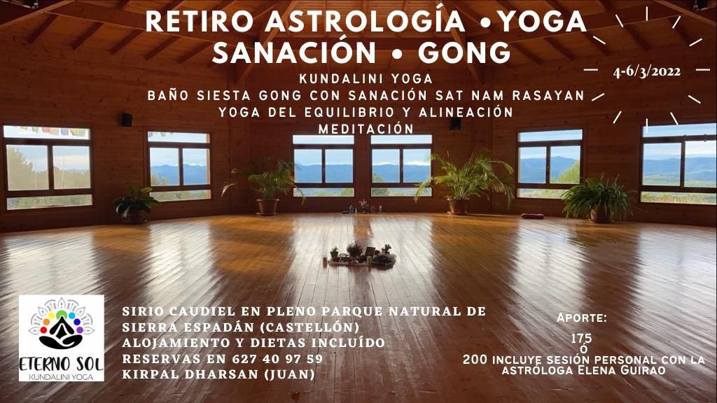 Retiro de Astrologia / Yoga / Gong -Eterno Sol